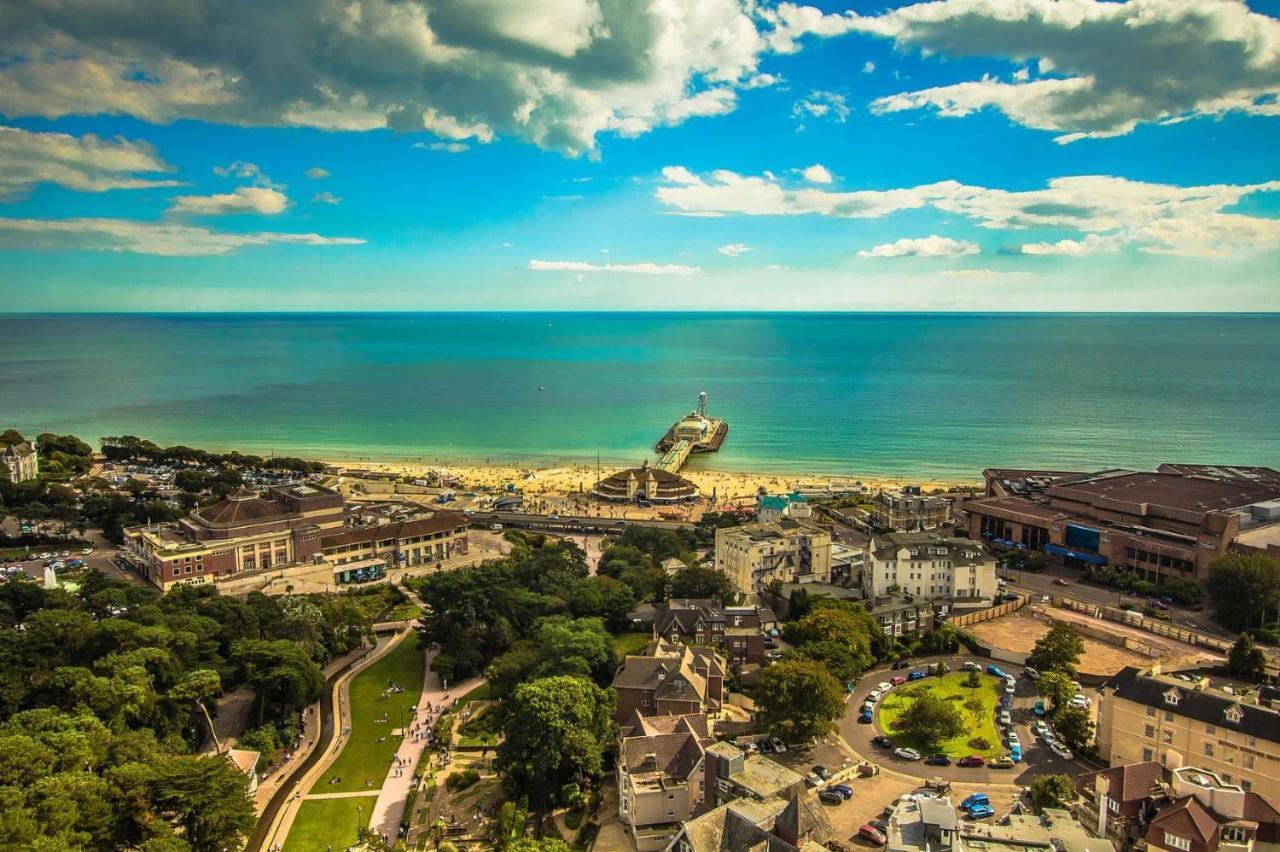 Bournemouth Beachfront Retreat 3 Bedroom 3 Bathroom Seaside B&B With Free Parking Ngoại thất bức ảnh